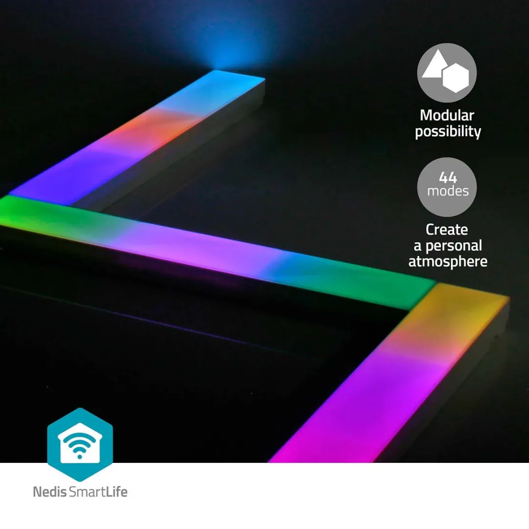 Nedis SmartLife LED Wandlamp RGB - 6 Stuks
