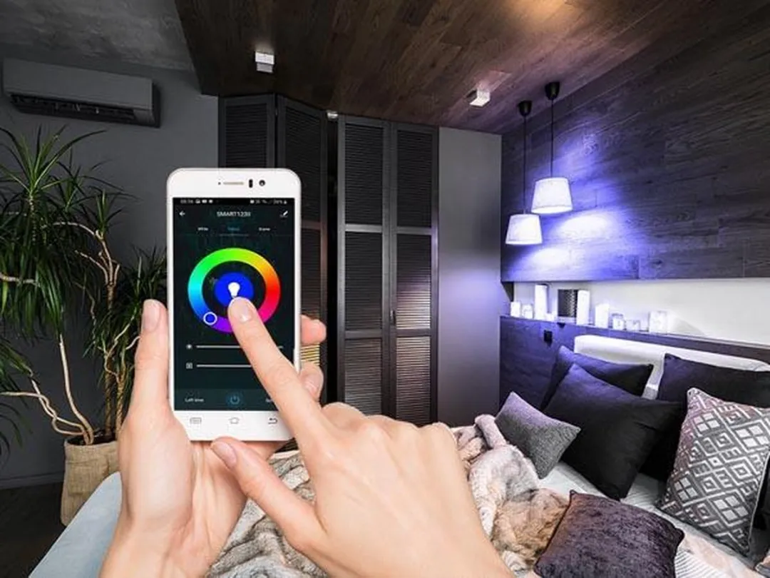 Perel Smart WIFI RGBW E27 A60 Lamp 8.5W - afbeelding 4 van 6