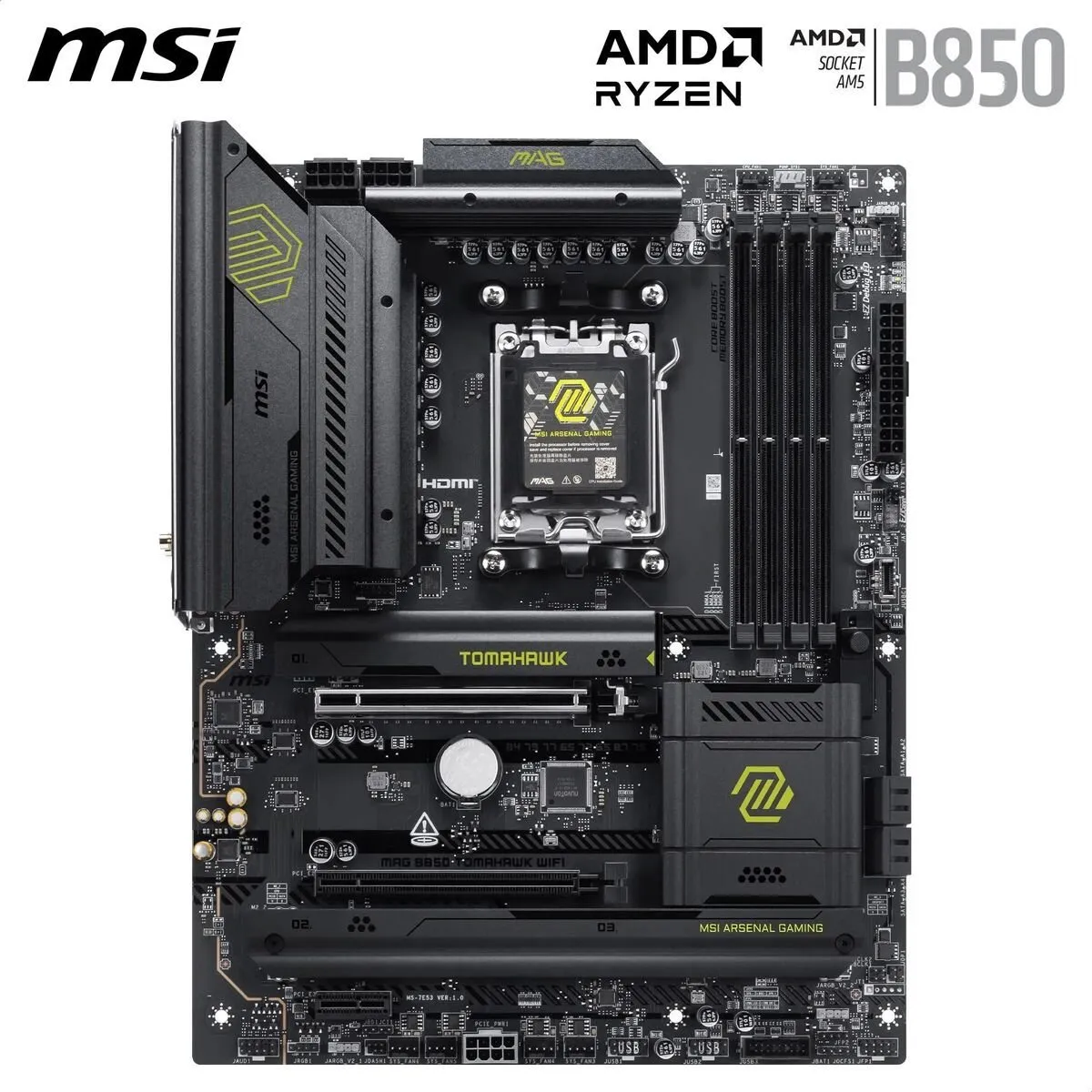 MSI MAG B850 Tomahawk WiFi Moederbord - AM5