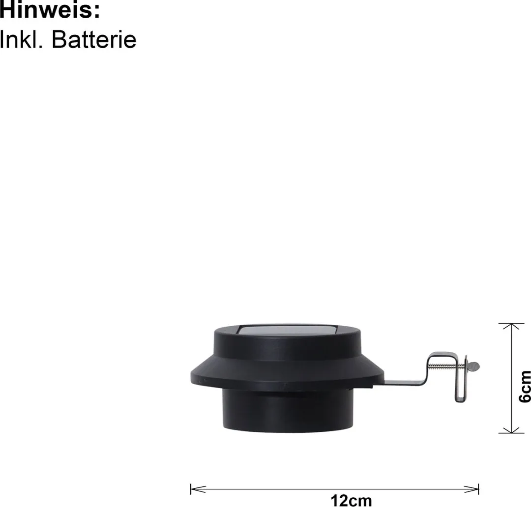 Star Trading Fency Zonne-energie Cliplamp - Wit