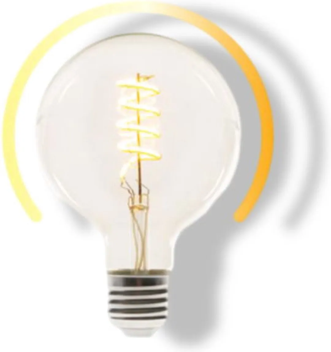 Perel SMART Wifi-Ledlamp E27 G125 - 6.5W 2700K Warmwit - afbeelding 6 van 6