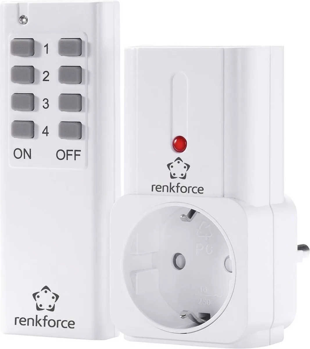 Renkforce Stopcontactset 2-delig 2000W