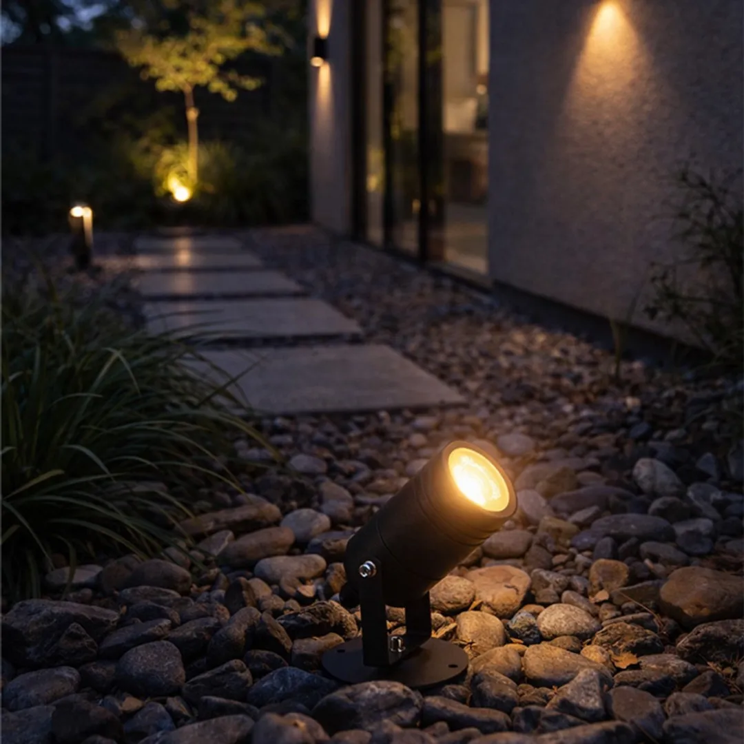 Lybardo Wandlamp Buiten Kantelbaar GU10 - Zwart