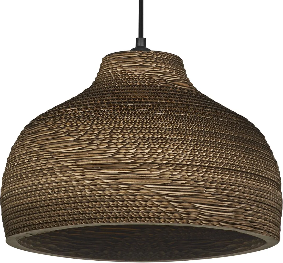 Osram Decor Cardboard Hat Hanglamp E27 - Bruin - Ø36cm
