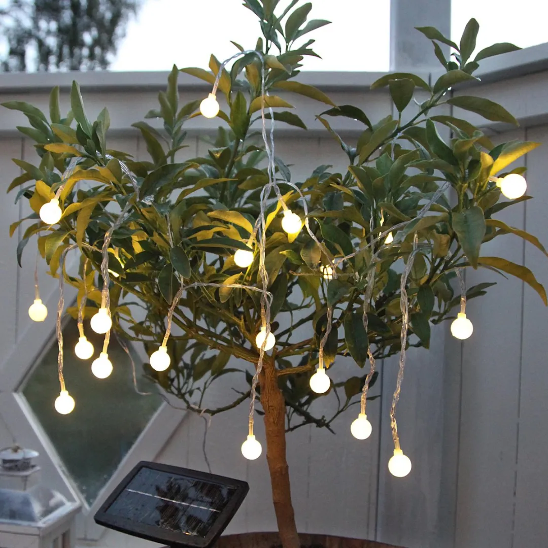 Star Trading Solar Lichtketting 20 LED - 6.75m Warm Wit