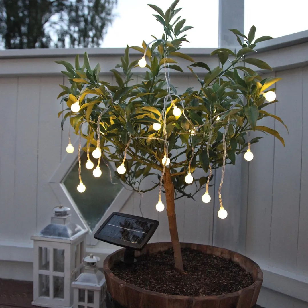 Star Trading Solar Lichtketting 20 LED - 6.75m Warm Wit - afbeelding 6 van 6