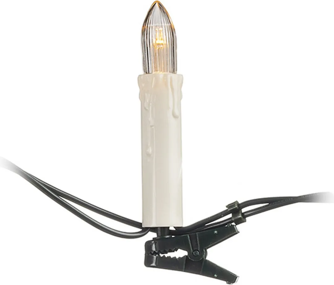 Kaarsverlichting voor binnen - 20 kaarsen - Warm wit - 7.5 meter - Kerstverlichting