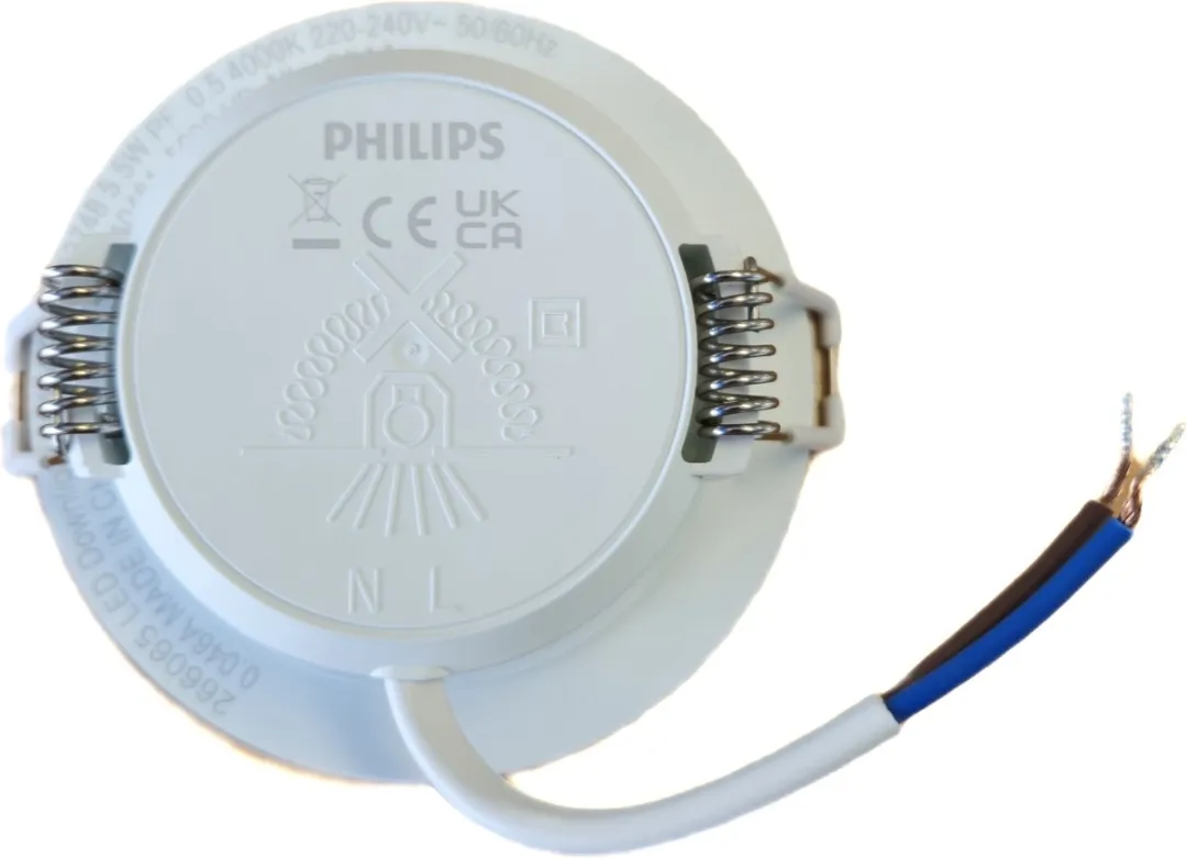 Philips LED Downlight Ø9cm 5.5W 4000K 550lm - Wit - afbeelding 4 van 5