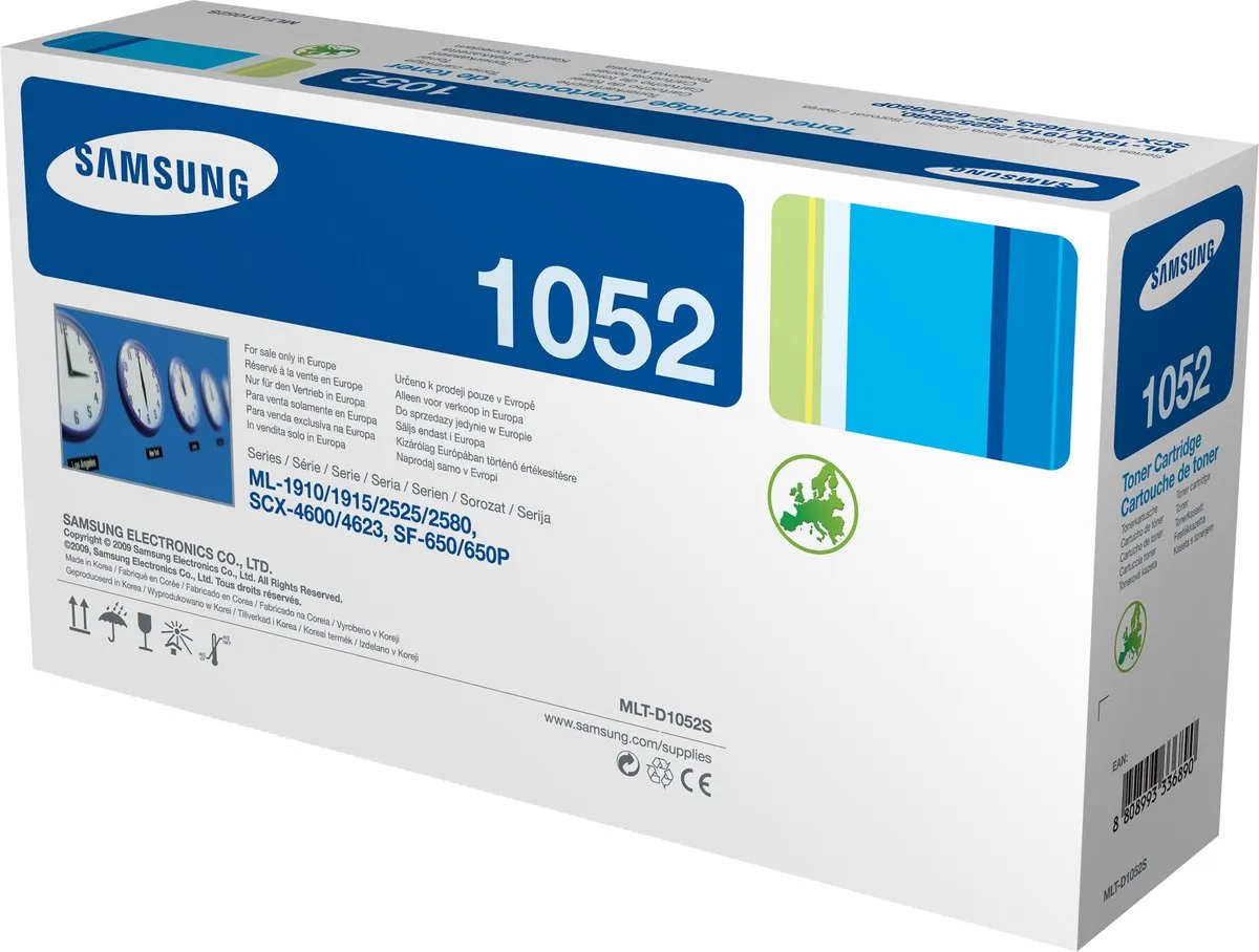 Samsung MLT-D1052S Toner - Zwart - 1500 Pagina's