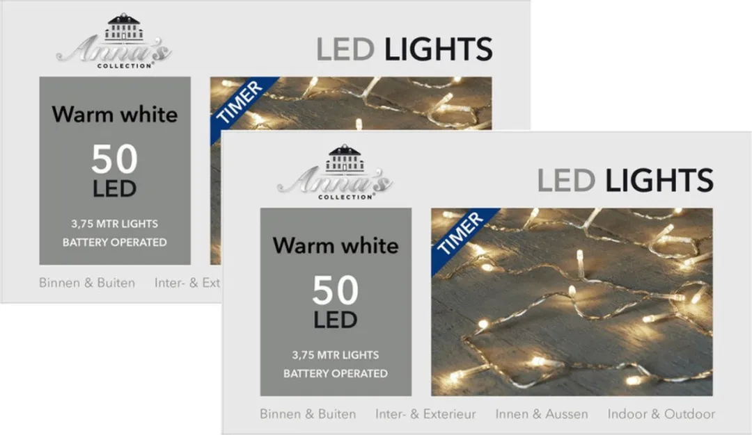Anna's Collection Kerstverlichting 375cm