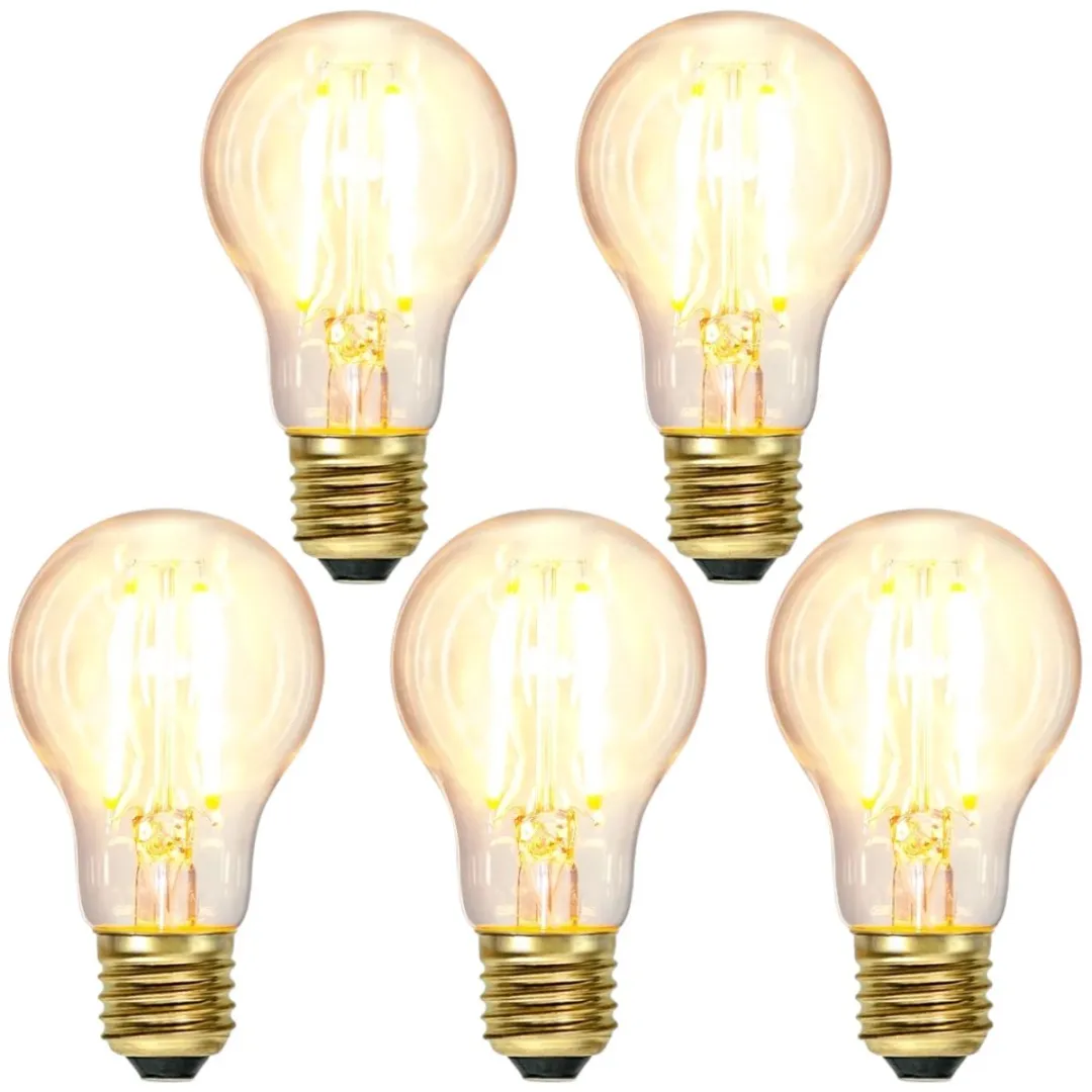 Star Trading Standaard Bol E27 7W Super Warm Wit - 5 Stuks