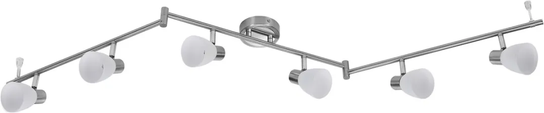 Osram LED Spot Vaas Plafondspot 6xG9 - Geborsteld nikkel/chroom