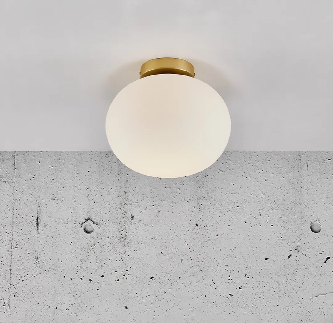 Nordlux Alton Plafondlamp 27,5cm - Messing/Opaal