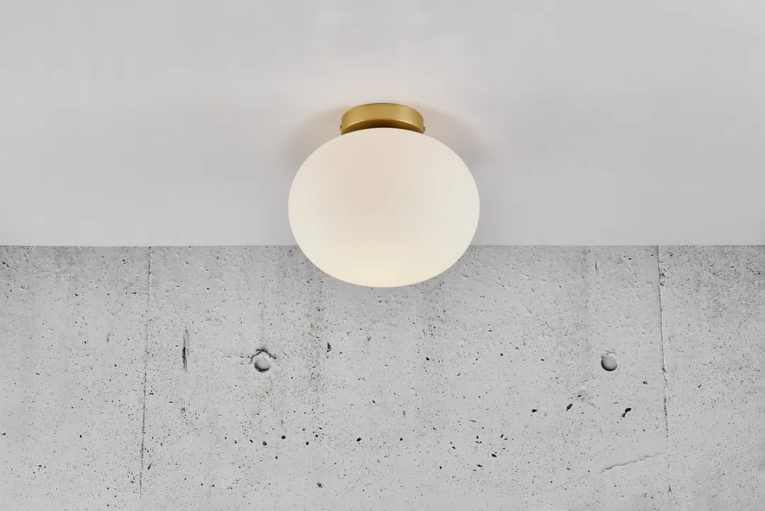 Nordlux Alton Plafondlamp 27,5cm - Messing/Opaal