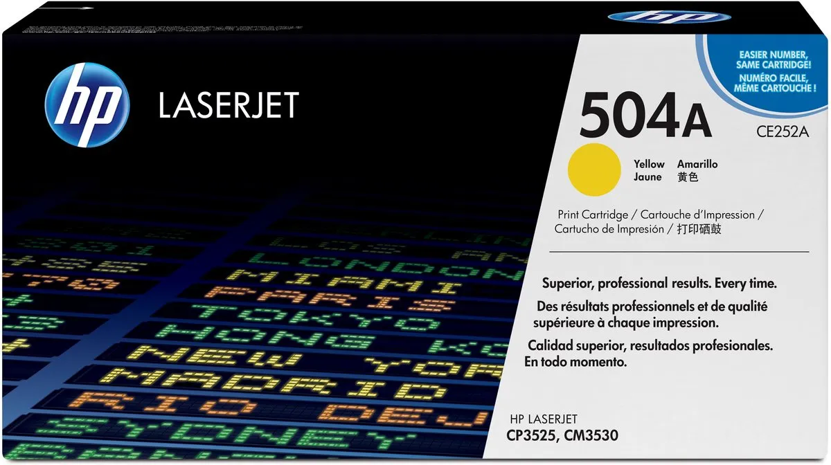 HP 504A Toner Geel - 7000 Pagina's