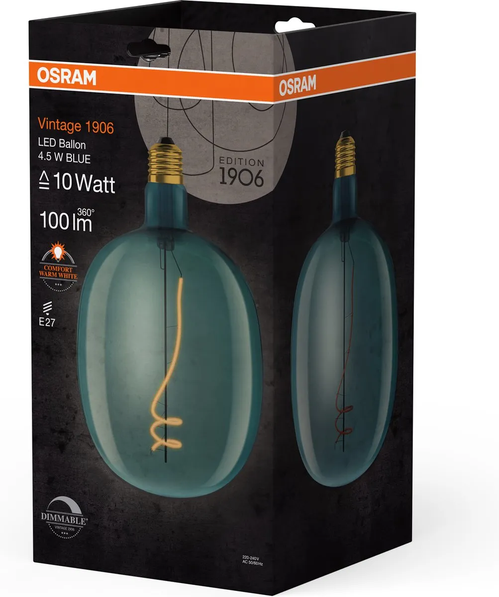 Osram LED-lamp E27 4.5W Warmwit - 1 Stuk