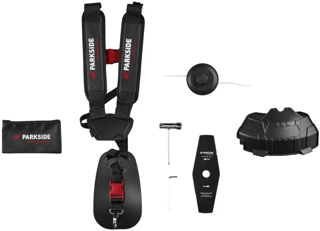 Parkside Accu bosmaaier en grastrimmer - 2-in-1 - 40V - Zonder accu