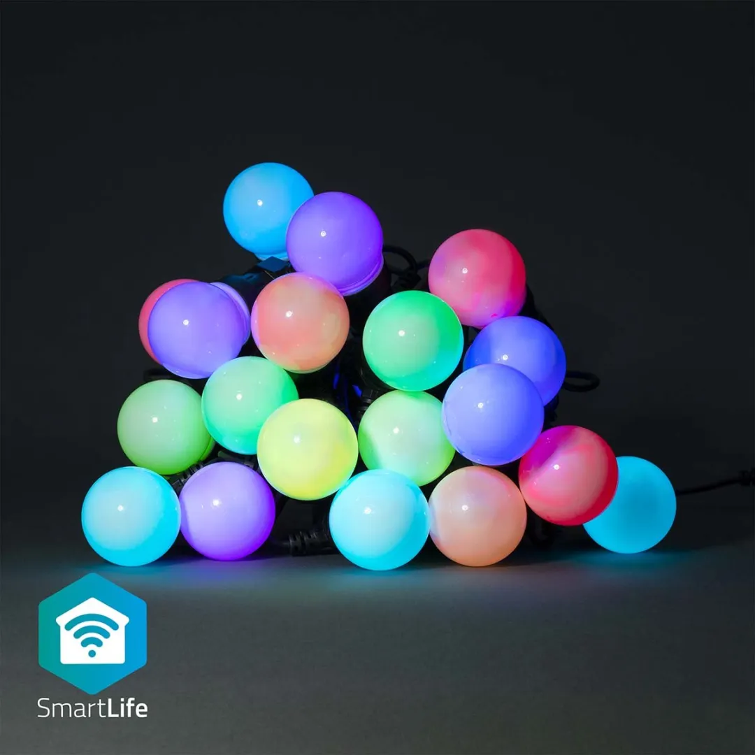 Nedis SmartLife RGBIC Lichtsnoer 10m - 48 LED's - Mat