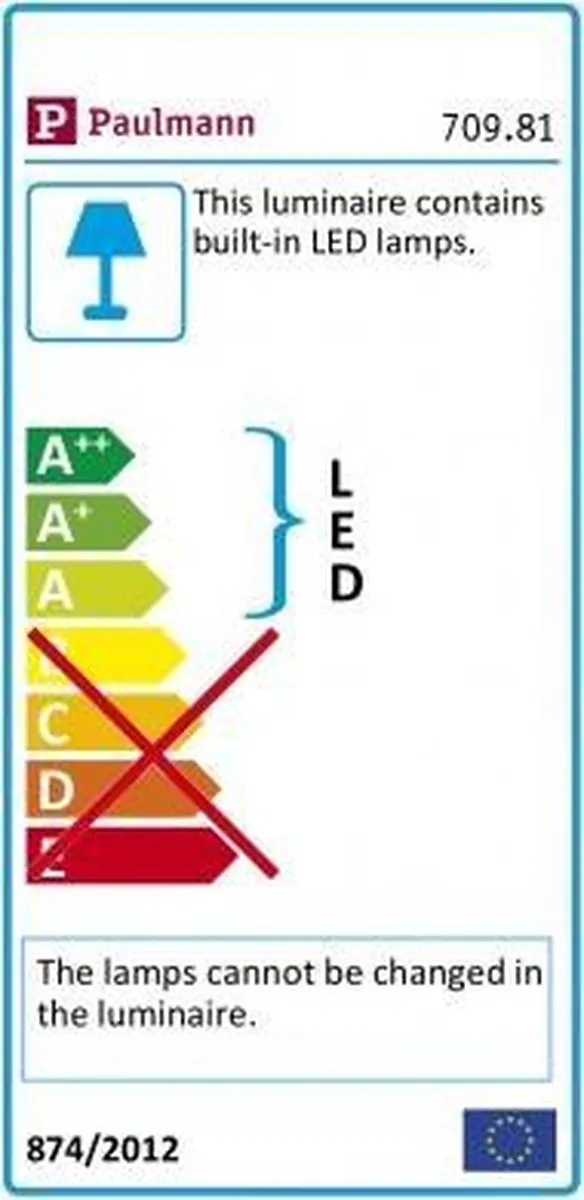 Paulmann Leonis LED Plafondlamp 10W 890lm 3000K - Ø28cm Wit