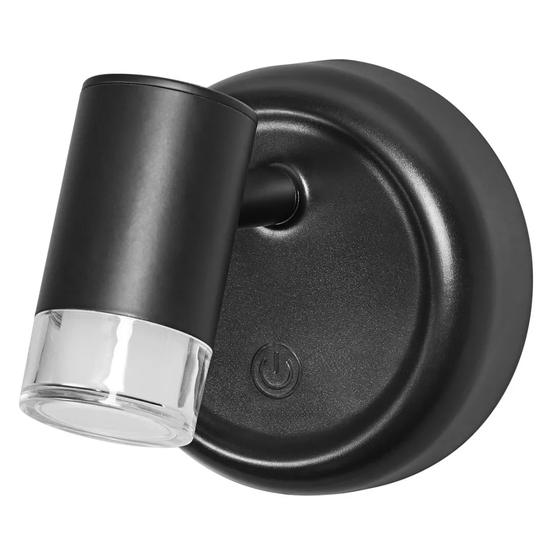 Osram Nightlux LED Cilinderlamp Zwart 3000K - met batterij en touch-dimmer