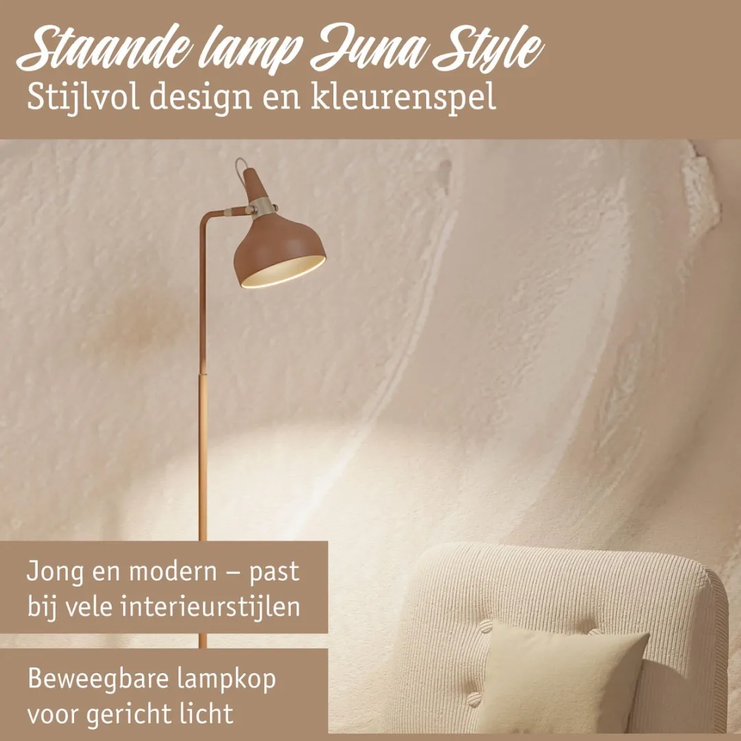 Paulmann Juna Style Staande Lamp E14 - 20W - Nougat