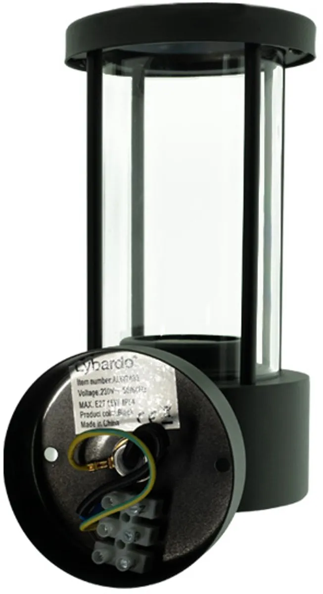 Lybardo Buitenlamp met Bewegingssensor E27 - Zwart