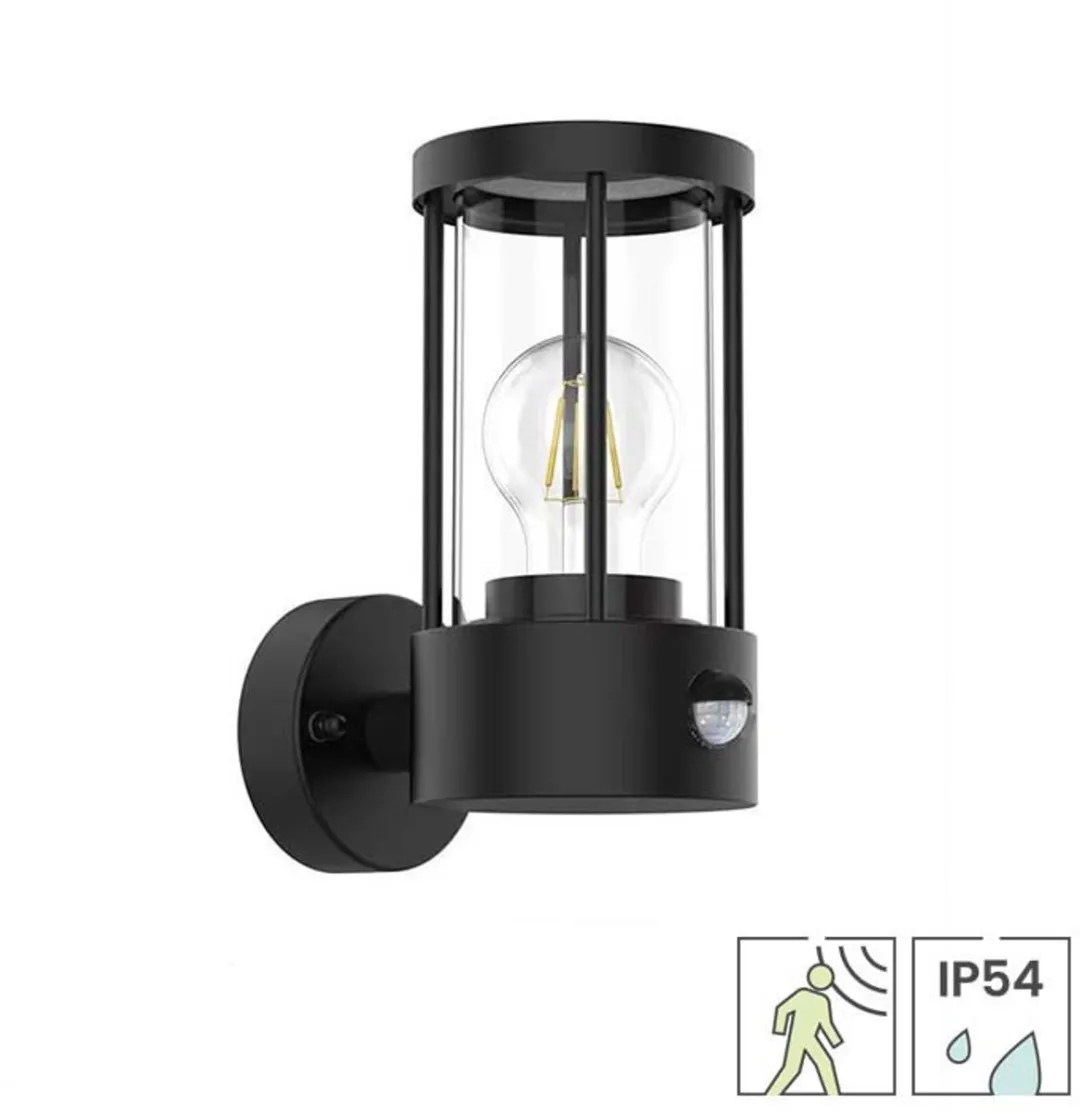 Lybardo Buitenlamp met Bewegingssensor E27 - Zwart - afbeelding 6 van 6