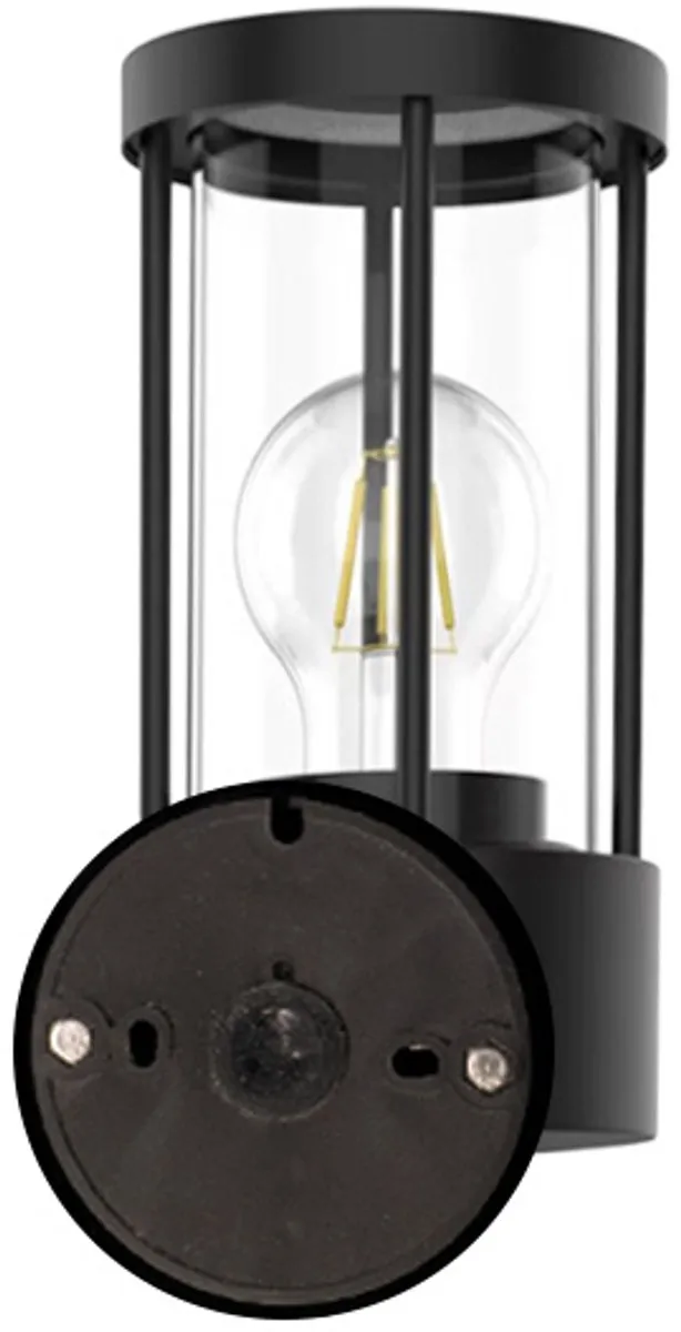 Lybardo Buitenlamp met Bewegingssensor E27 - Zwart