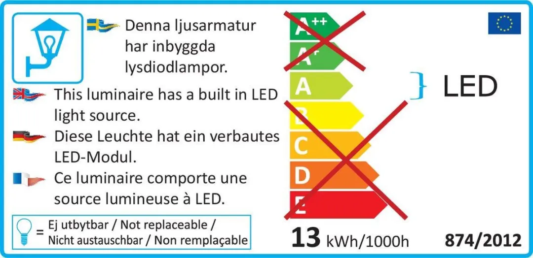 Konstsmide 7854-250 Wandverlichting Buiten - 2x 4,5W Wit