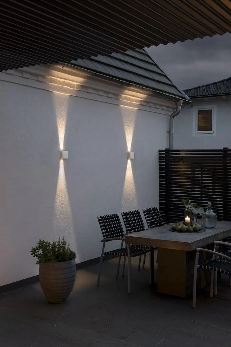 Konstsmide 7854-250 Wandverlichting Buiten - 2x 4,5W Wit