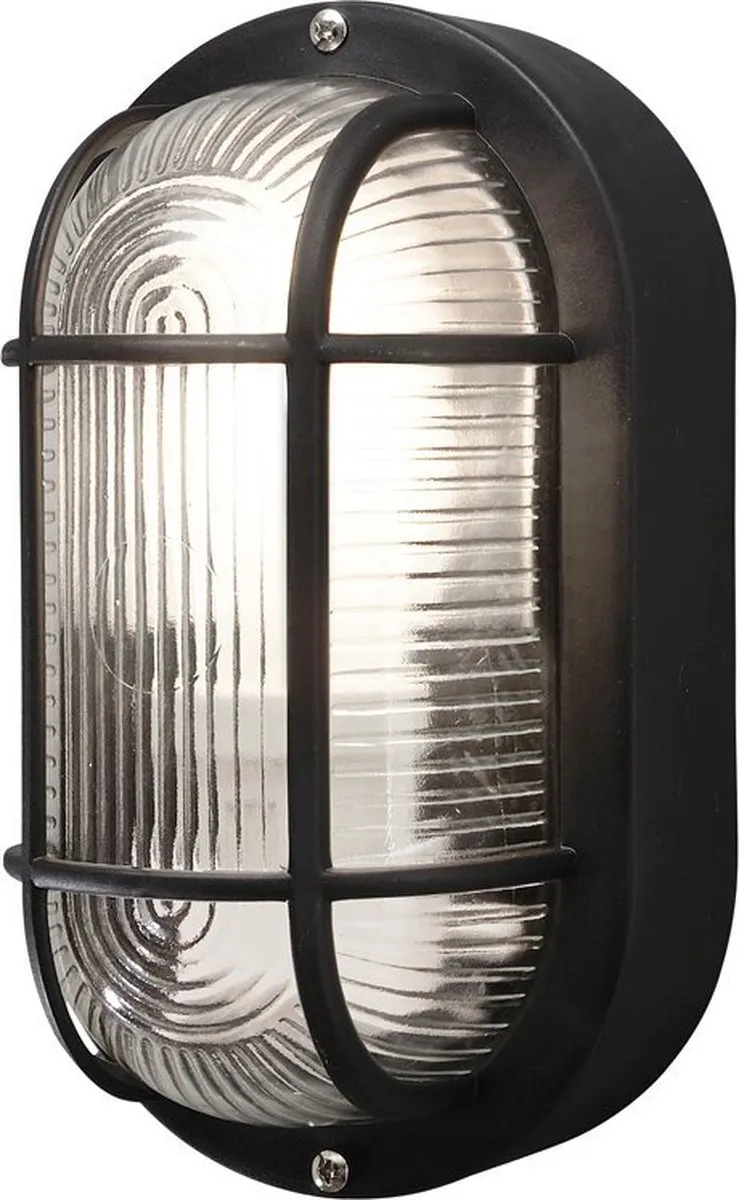 Konstsmide Elmas Wandlamp Buiten E27 - IP44 - Zwart