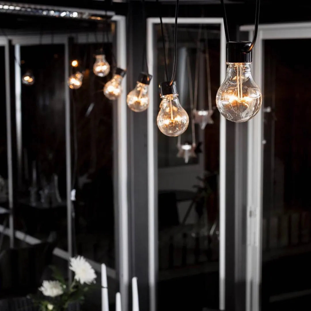 Konstsmide Lichtsnoer Extra Warm 10 Lampen - 1800K