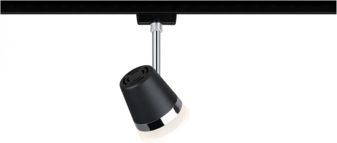 Paulmann URail Systeemlamp 96925 GU10 - 1 Lichtpunt - Zwart/Chroom