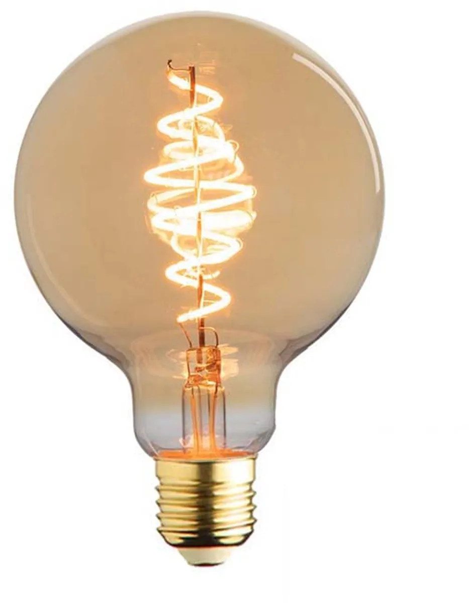 Lybardo E27 LED Lamp 3 Stuks - 3.5W 2000K Warmwit - Amber - afbeelding 6 van 6