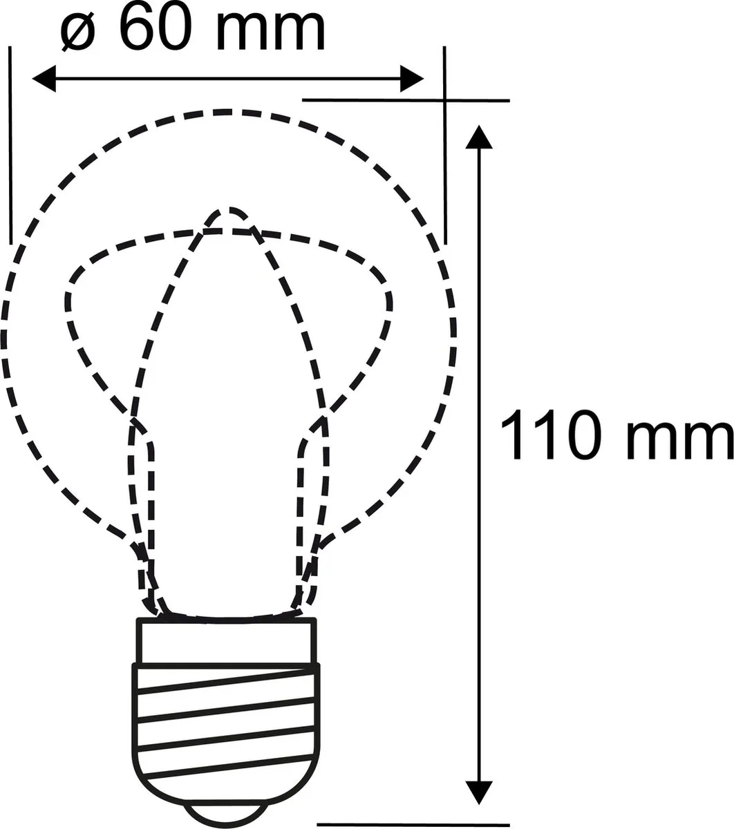 Paulmann Filament LED-gloeilamp E27 RGBW+ 3x470lm - 3 Stuks - Goud