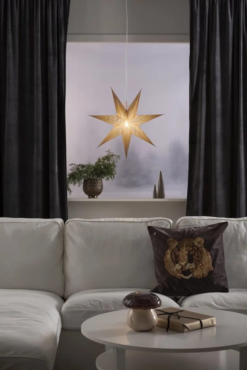 Konstsmide Decoratieverlichting Ster LED 60cm - Zilver - afbeelding 6 van 6