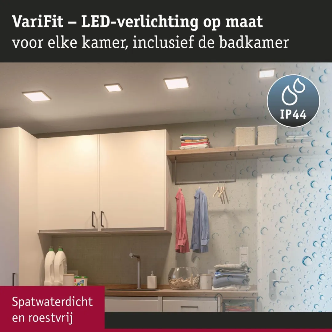 Paulmann VariFit Areo LED-inbouwpaneel 6,5W 500lm 4000K - 118x118mm Wit