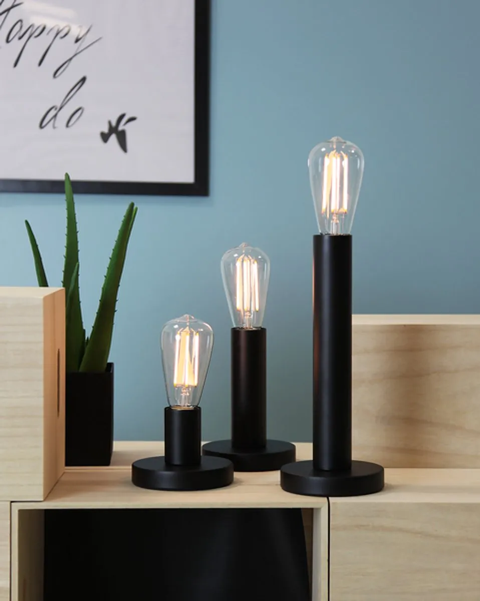 Star Trading Druppel-Edison Lamp 3-Pack - 2.3W E27 - Super Warm Wit