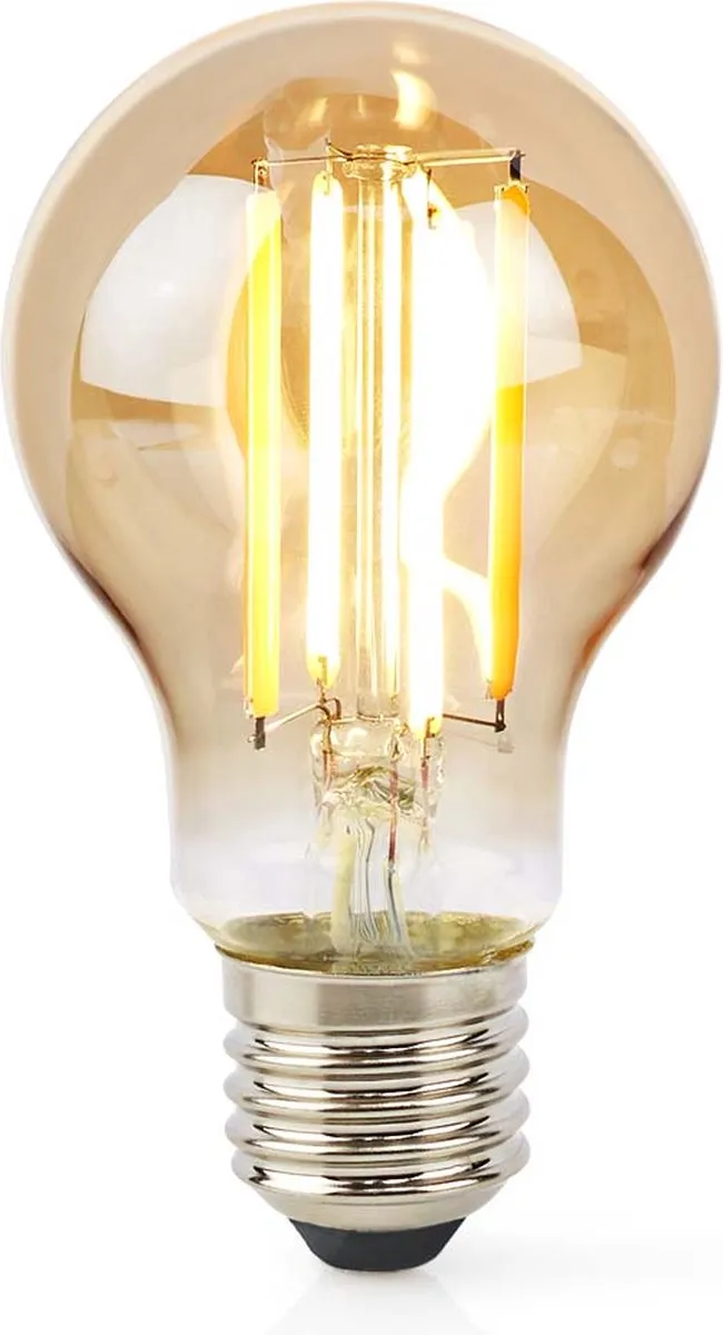 Nedis SmartLife LED Filamentlamp E27 7W Warm Wit Goud - 806lm