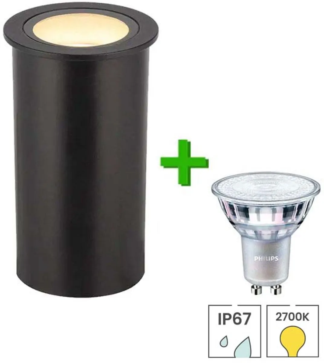 Lybardo Grondspot Buiten Tuinspot GU10 LED 3.5W