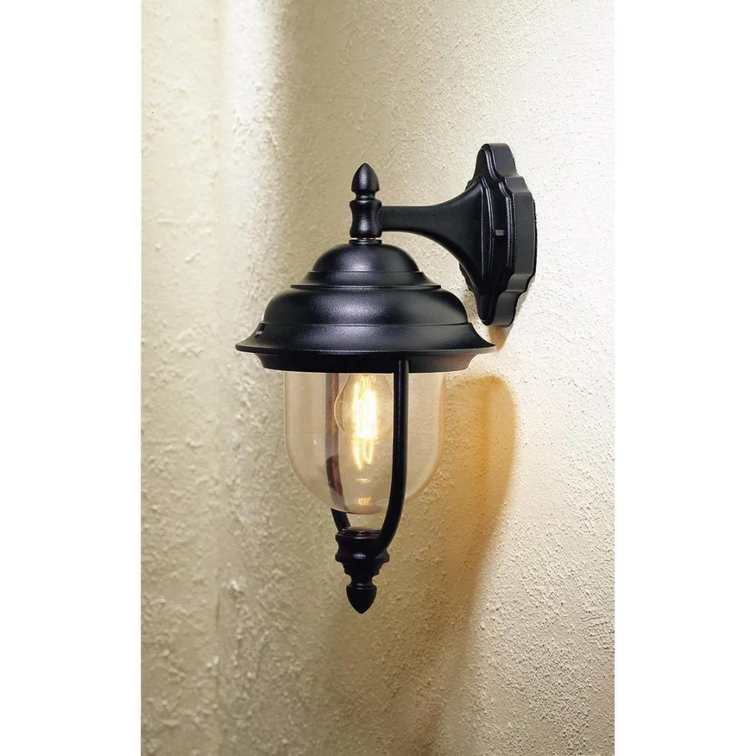 Konstsmide Parma Wandlamp Buiten - E27 - IP43 - Zwart - afbeelding 6 van 6