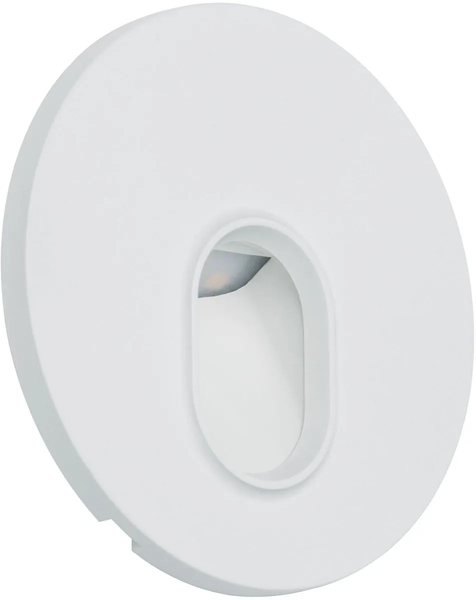 Paulmann LED-wandinbouwlamp Wall rond 78mm 1,1W 65lm