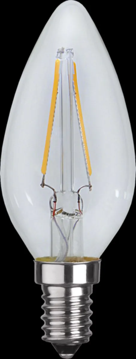 Star Trading Filament Kaarslamp E14 2W - Extra Warm Wit
