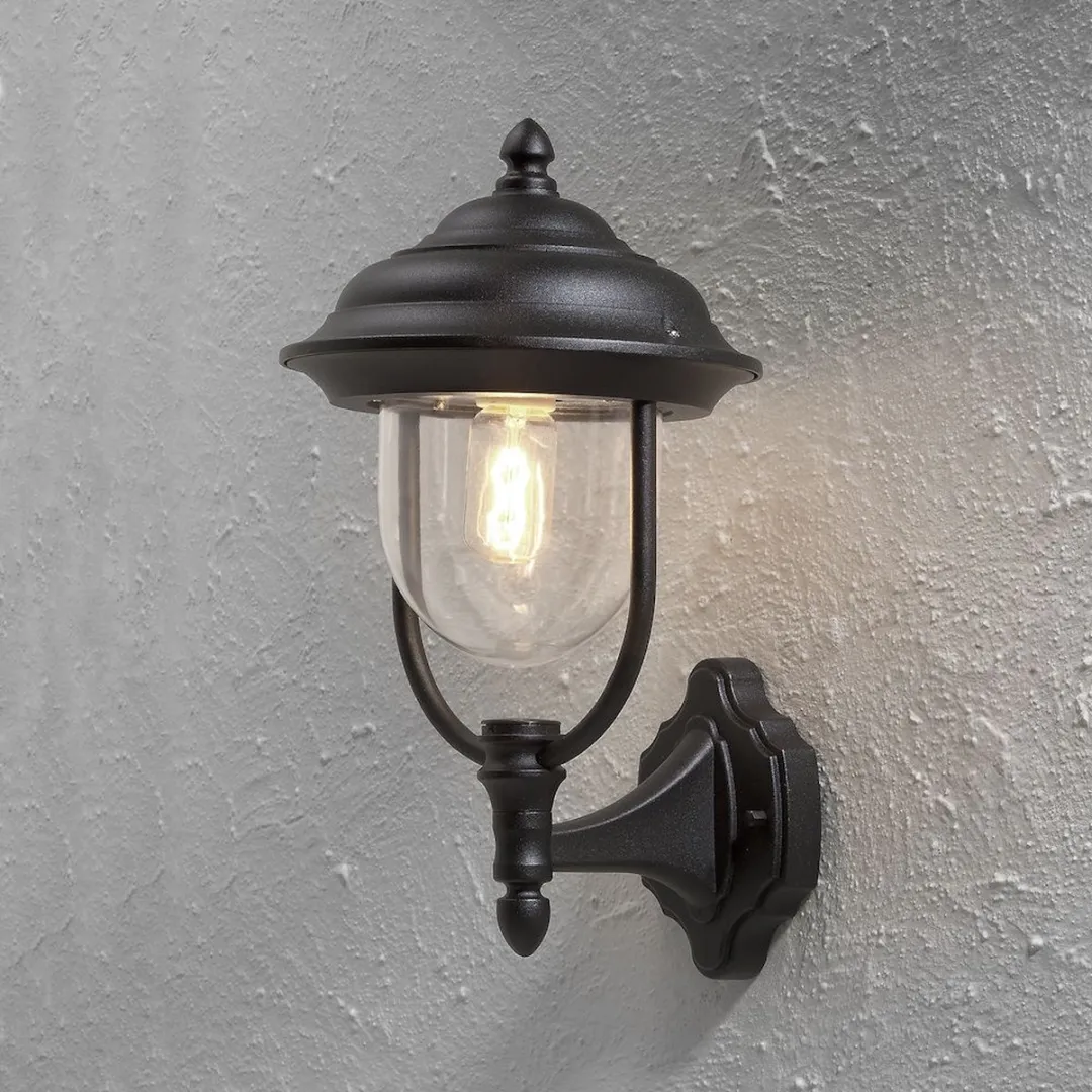 Konstsmide Wandlamp Parma Up 75W - 46cm - Zwart