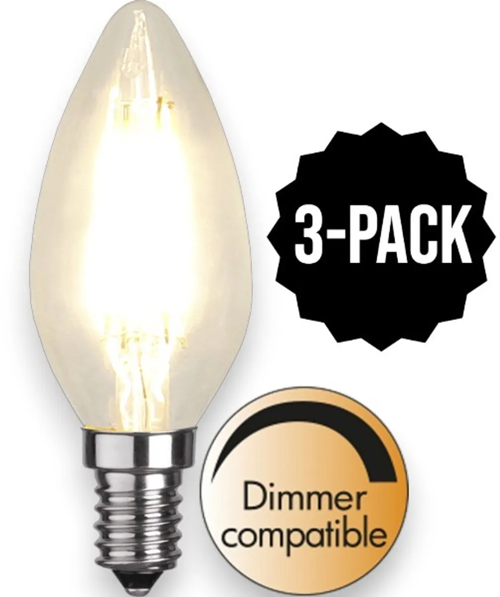Star Trading Kaarslamp 3-Pack