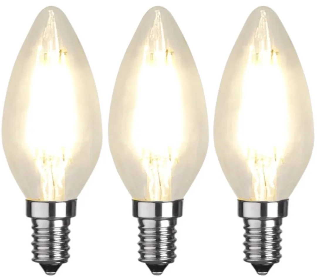 Star Trading Kaarslamp 3-Pack - 4.2W Extra Warm Wit Dimbaar