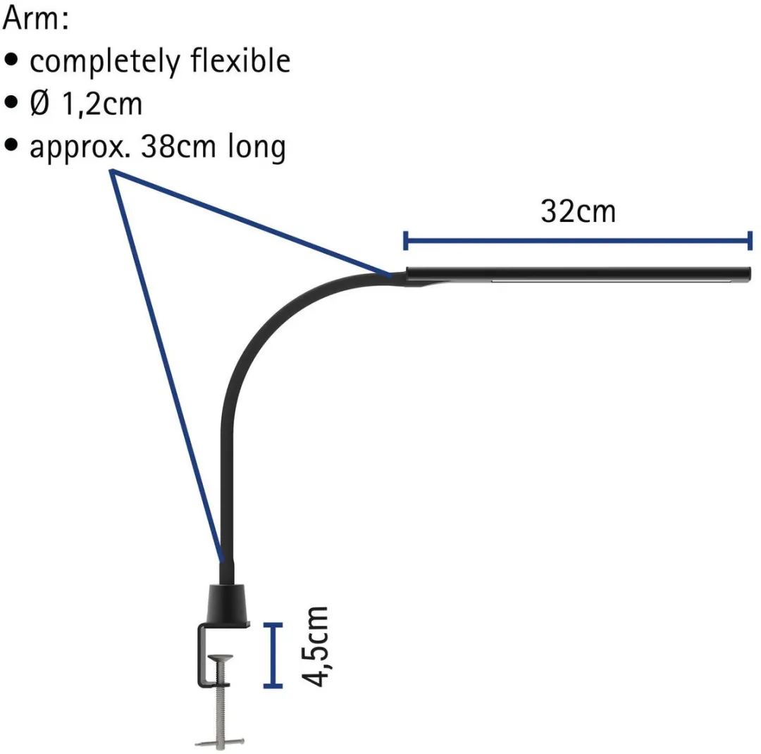 MAULpirro Bureaulamp LED 5.5W - Zwart - afbeelding 6 van 6