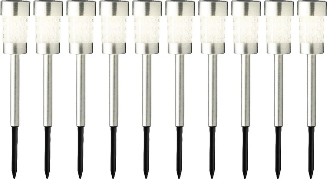 Lumineo Solar Tuinlampen Set 10 Stuks