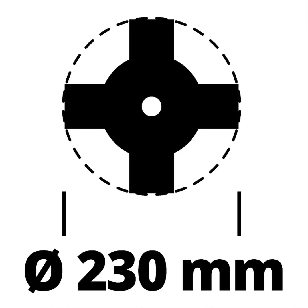 Einhell Bosmaaierblad 4 Tanden 230x25,4mm