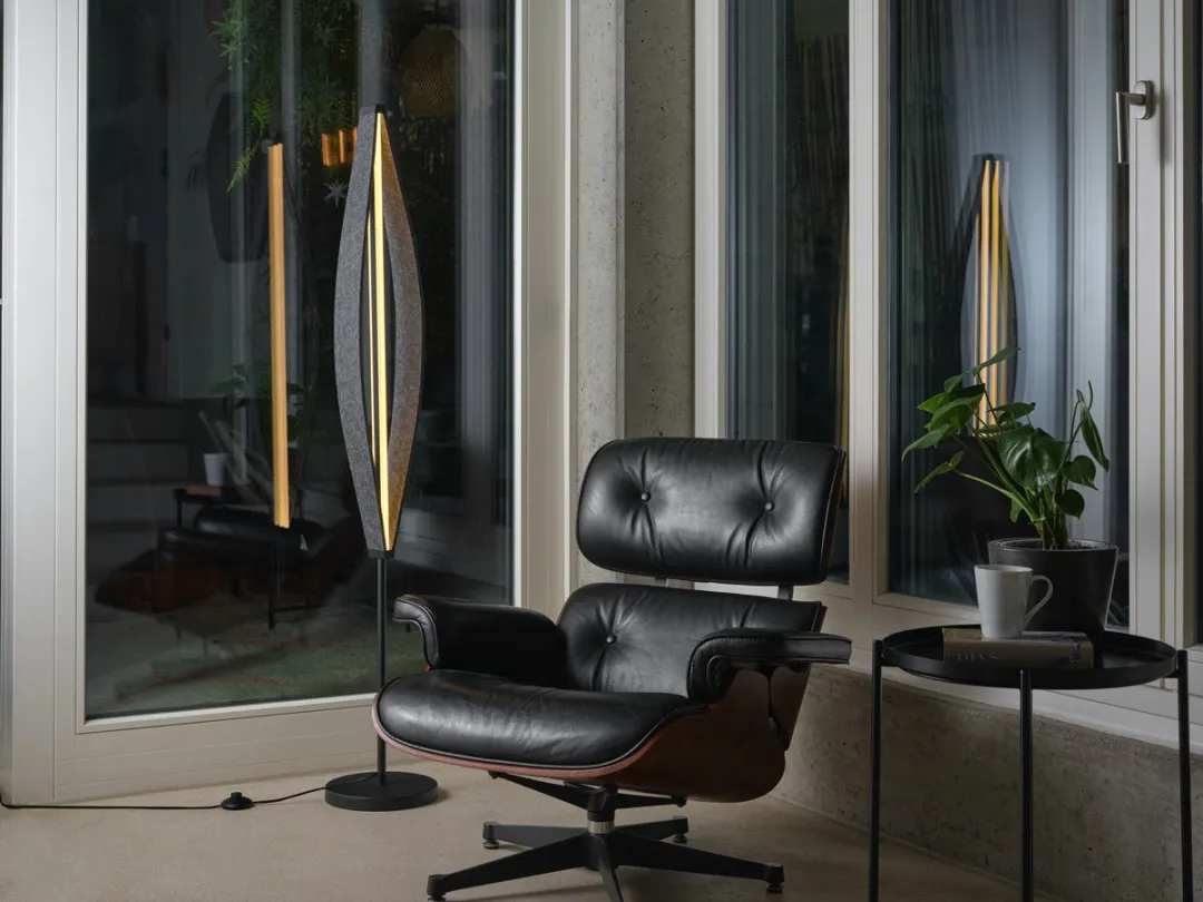Osram Decor Flat Felt Vloerlamp 23W - Grijs - afbeelding 6 van 6